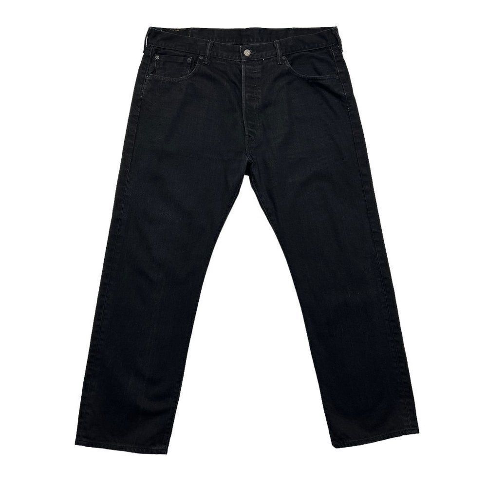 Levi's‎ 501 Jeans Men's Size 40 Black Original Fit Button Fly Classic Denim